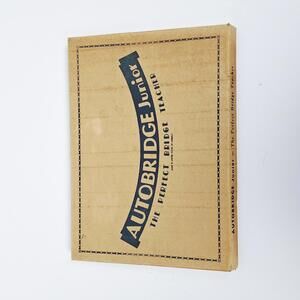 Vintage Autobridge Junior Card Game "The Perfect‎ Bridge Teacher" 1938